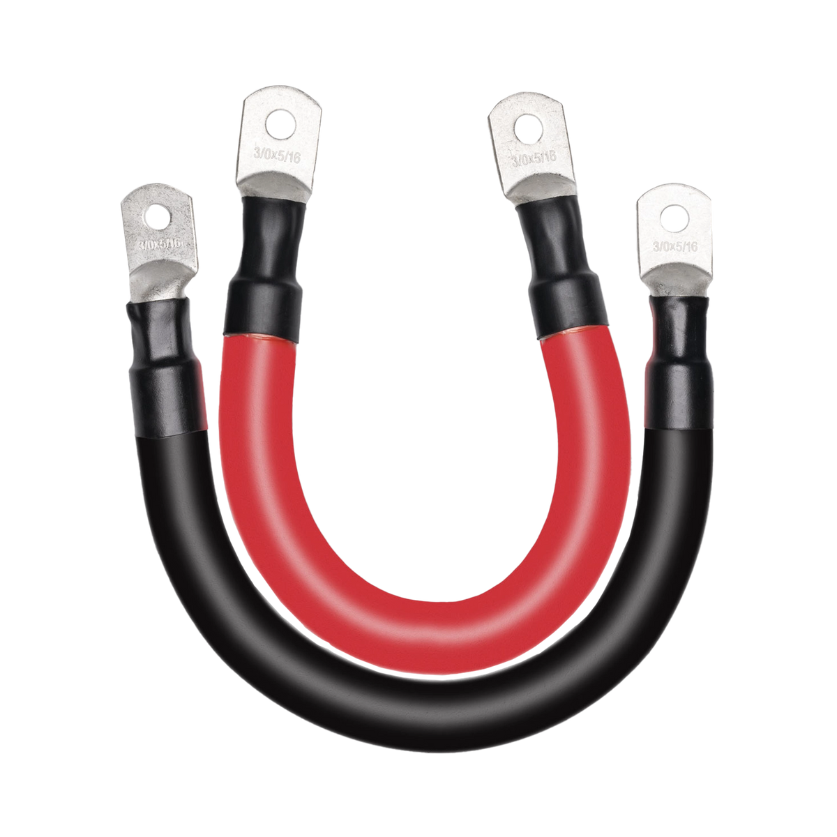 Hardkorr 000AWG 30cm Battery Linking Cables (Pair)