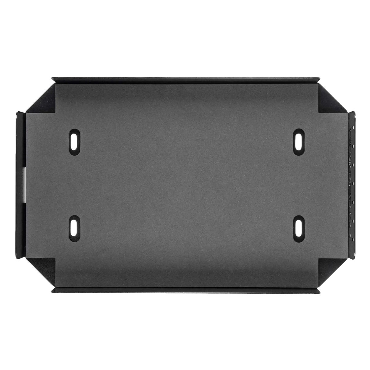 Hardkorr Battery Box Mounting Tray top view with mounting slots.