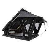 Outback Tourer 1.2 X Plus Rooftop Tent rear left studio view with side window open.