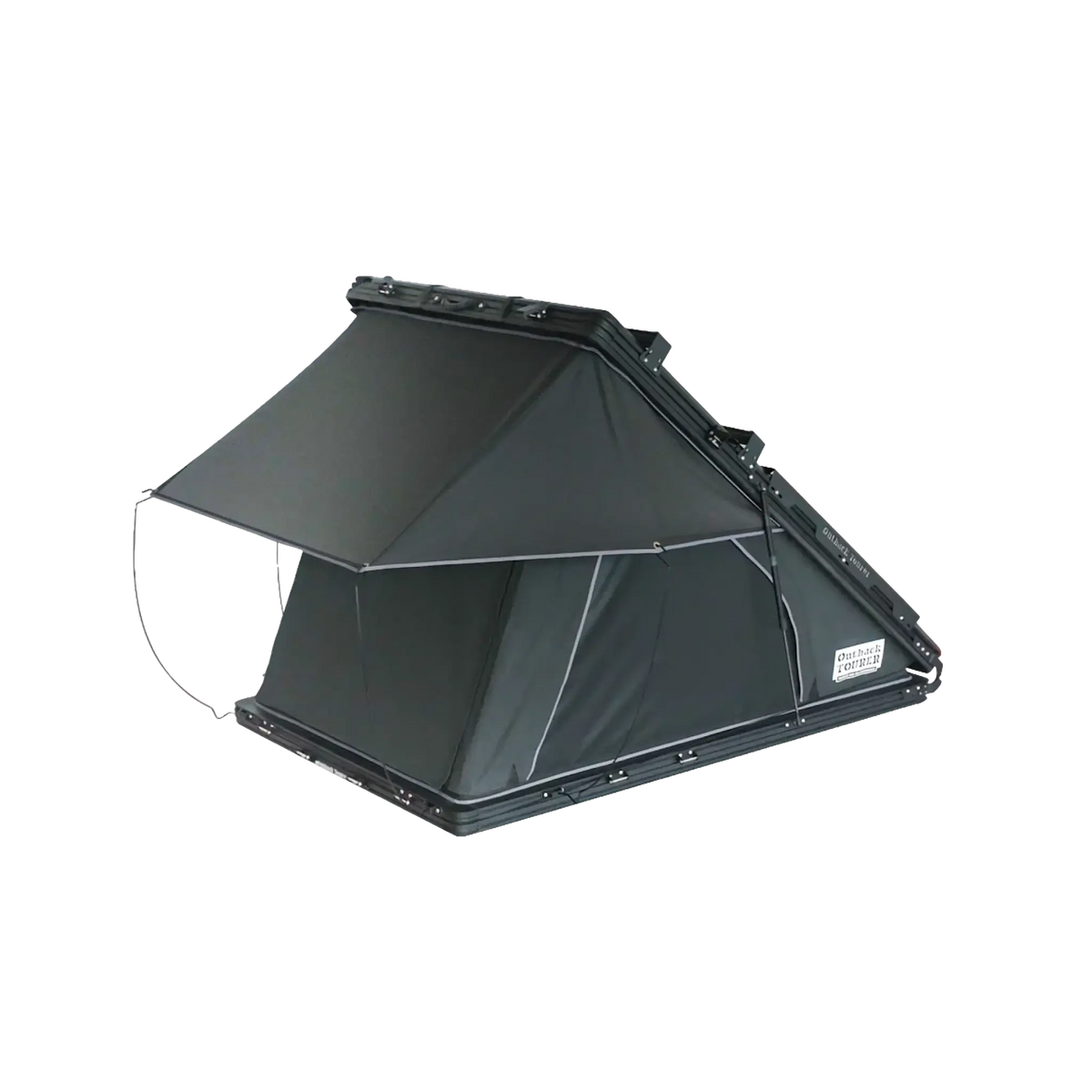 Outback Tourer 1.4 Plus Rooftop Tent rear right studio view with closed side windows and rainfly.