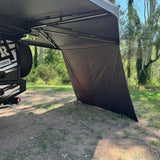 Outback Tourer 2.8 Metre Wall close side view fitted under an awning on a 79 Cruiser.