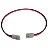 Rekcharge 1m 8 B&S battery cable with grey 50A Anderson plugs at both ends.
