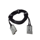 Roam Gear 5m Anderson to Anderson extension lead coiled with a grey plug on each end.
