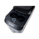 Bushman Roadie 15L portable fridge freezer top close up with two cup holders and a control knob.
