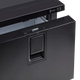 Bushman DF30-HD drawer fridge freezer handle and latch close-up.