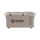 Bushman SC35-52 portable fridge freezer side profile with carry handles.