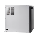 Bushman 65L aluminium fridge box left side view with ventilation slots and a circular cable opening.