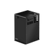 Bushman 65L Black Edition Fridge Box open angle view with front logo and vent.