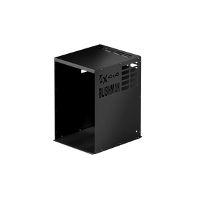 Bushman 85L Black Edition Fridge Box open front view with empty internal.