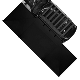 Bushwakka 180 Degree XL Squared Awning top view on vehicle with the awning extended out.