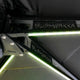 Bushwakka 360 Pro Awning underside view with hinge arms and LED light strips.