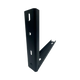Bushwakka standard awning L bracket front angled view with mounting slots and a raised edge along the base.