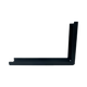 Bushwakka standard awning L bracket side view showing the upright arm and long horizontal base.