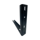 Bushwakka standard awning L bracket opposite angled view showing the mounting holes and inner corner.