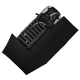 Bushwakka Driver Side XL Squared Pro 270 Awning top view on vehicle roof rack platform.