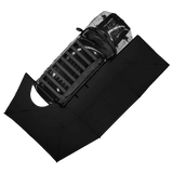 Bushwakka Driver Side XL Squared Pro D-Zip Awning aerial view.