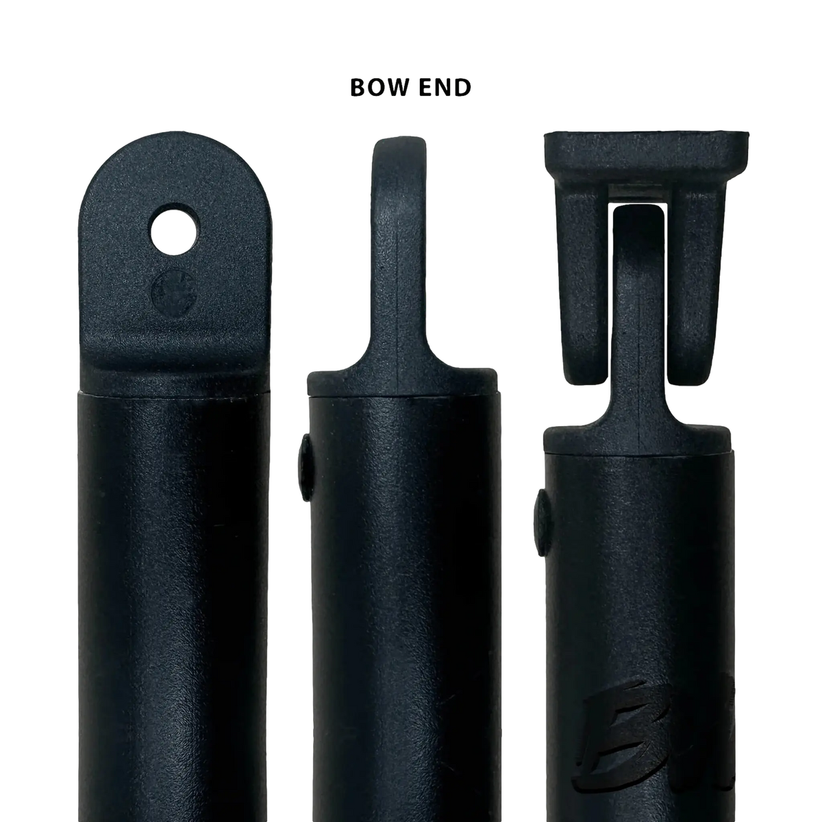 Bushwakka Extreme awning 2.3m bow-end close-up with three other legs.