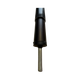 Bushwakka Extreme awning leg pin end close up showing the black sleeve and projecting metal pin.