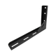 Bushwakka Extreme Shower Ensuite Single L shaped mounting bracket with a slotted base and upright fixing holes.