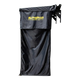 Bushwakka Extreme Shower Ensuite Single side view with black walls and straps hanging from the top.