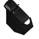Bushwakka Passenger Side Darkness 270 Pro D-Zip Awning top view on vehicle completely open.