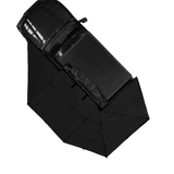 Bushwakka Passenger Side Darkness 270 Pro Awning top view on vehicle with the awning extended.