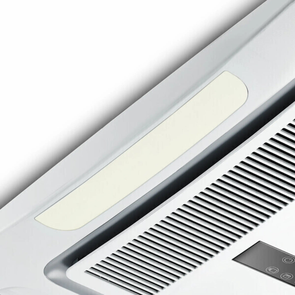 Dometic FreshJet Electronic ADB close-up of the light panel and front vent.