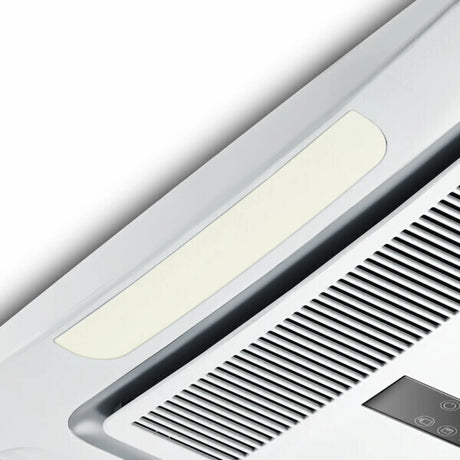 Dometic FreshJet Electronic ADB close-up of the light panel and front vent.