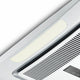 Dometic FreshJet Electronic ADB close-up of the light panel and front vent.