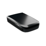 Dometic FreshJet 7 Series Plus black rooftop air conditioner angled top view with side vent and Dometic logo.