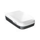 Dometic FreshJet 7 Series Plus white rooftop air conditioner angled top view with side vent.
