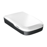 Dometic FreshJet 7 Series Pro white rooftop air conditioner angled top view with side vents.