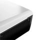 Dometic FreshJet 7 Series Pro white rooftop air conditioner close up of side grille and front corner.