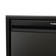 Dometic NRX80 black mounting frame front view around a 80L black fridge door.