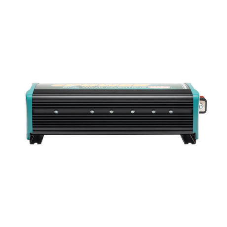 Enerdrive 1000W 12V ePOWER inverter side view with a ribbed black housing, ventilation slots and mounting feet.