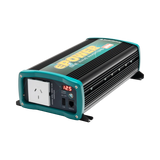 Enerdrive 1000W 12V ePOWER inverter in a front right view with an AC socket and digital display.