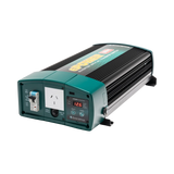Enerdrive 2000W ePOWER inverter with AC transfer in a front right view, with a socket and safety switch visible.