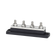 Enerdrive 250A 4-Terminal Busbar angled view with four threaded studs on a black mounting base.