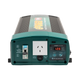 Enerdrive 2600W ePOWER inverter front panel with a safety switch, AC socket, USB port and digital display.