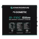 Enerdrive 300Ah 12V B-TEC Slim Metal Case Lithium Battery front label view.