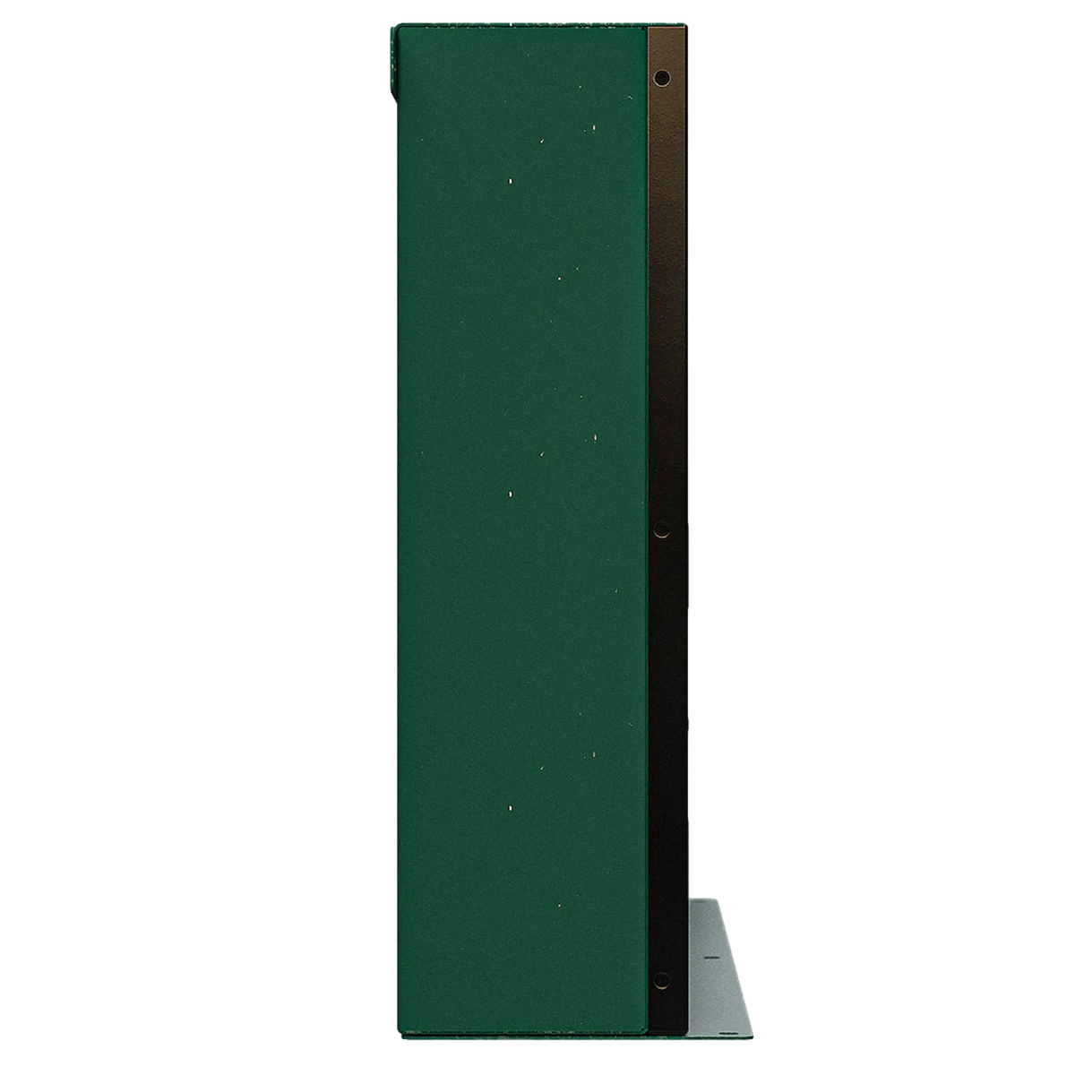 Enerdrive 300Ah 12V B-TEC Slim Metal Case Lithium Battery plain green side panel.