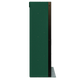 Enerdrive 300Ah 12V B-TEC Slim Metal Case Lithium Battery plain green side panel.