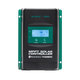 Enerdrive 30A 12/24V MPPT solar controller front view with an illuminated screen and two buttons below it.