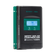 Enerdrive 30A 12/24V MPPT solar controller front left view with an illuminated display and green mounting plate.