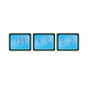Enerdrive 30A 24V ePOWER battery charger three LCD examples showing voltage and current readings.