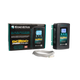 Enerdrive 30A 24V DCDC battery charger beside its retail box and a coiled grey cable.
