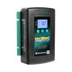 Enerdrive 30A 24V DCDC battery charger in a front left view with the side warning label visible.