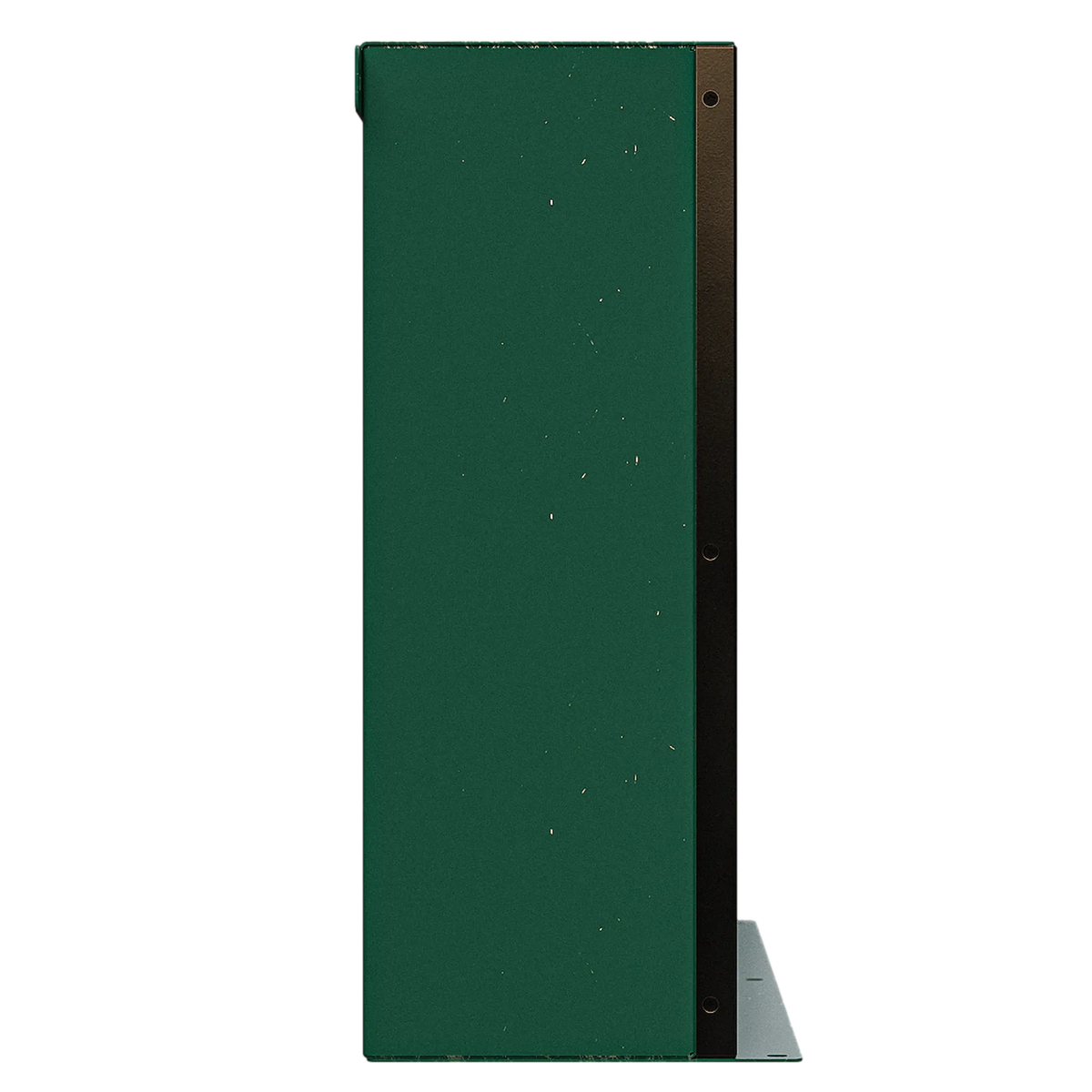 Enerdrive 400Ah B-TEC Slim lithium battery left side view with green side panel.