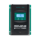 Enerdrive 40A 12/24V MPPT solar controller front view with an illuminated screen and two buttons below it.