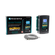Enerdrive 40A 12V DCDC battery charger with its retail box and coiled grey cable.